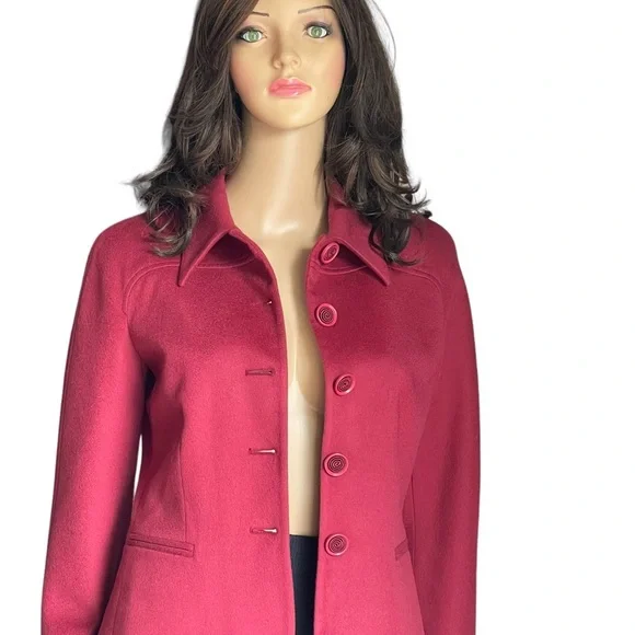 Giorgio Armani Jackets & Coats red blazer wool/ cashmere size EUR 38 (2) USA - Picture 2 of 16